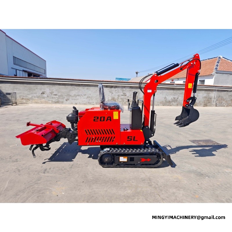 mini excavator for landscaping