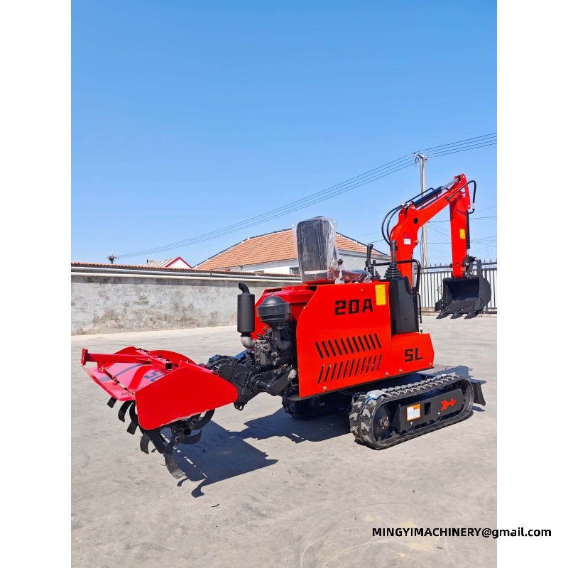 mini excavator for landscaping