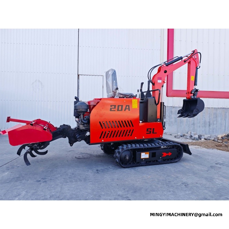 mini excavator for landscaping