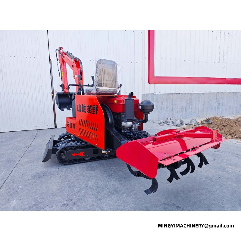 mini excavator for landscaping