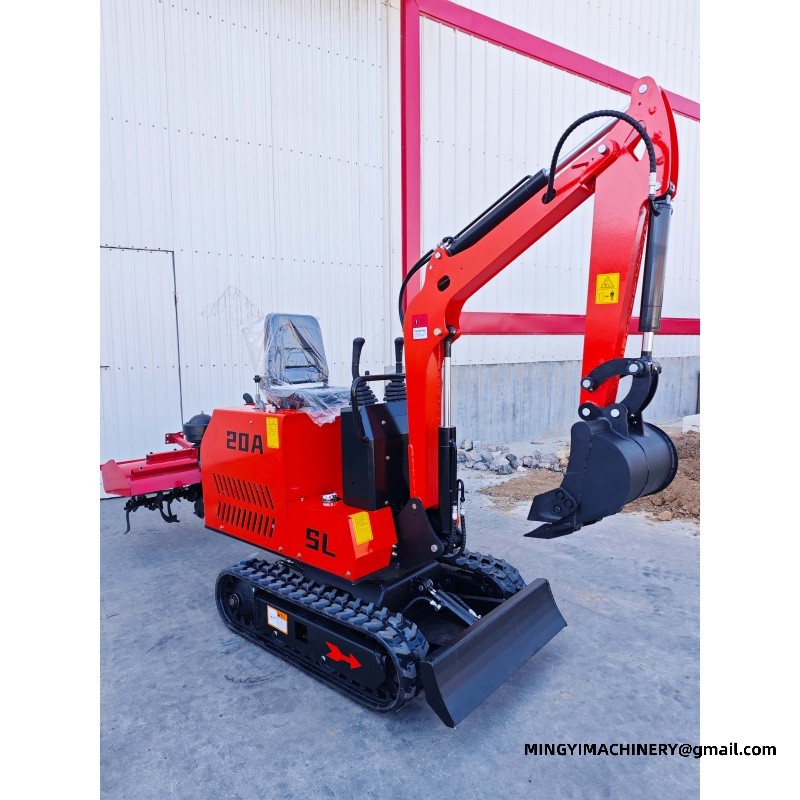 mini excavator for landscaping
