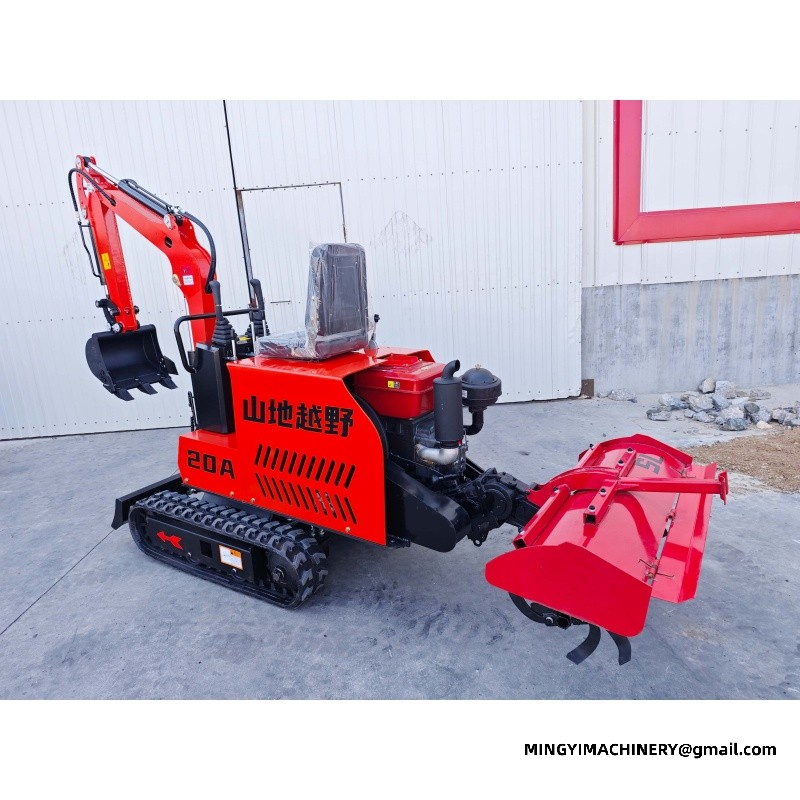 mini excavator for farming