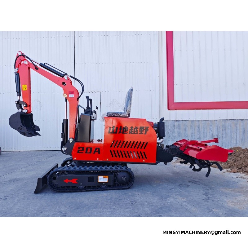 mini excavator for farming