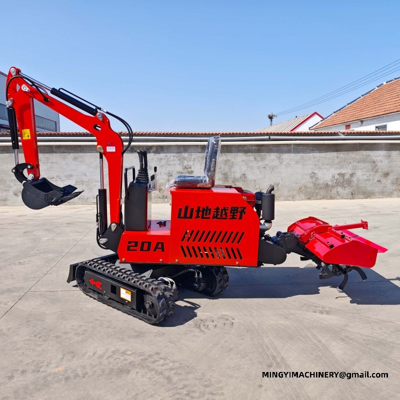 mini excavator for farming