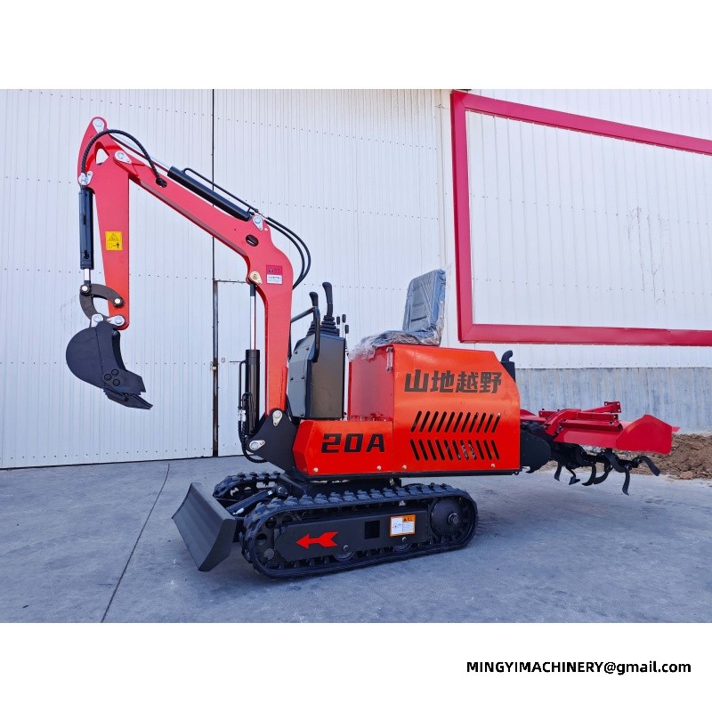 mini excavator for farming