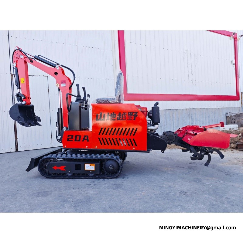 mini excavator for farming