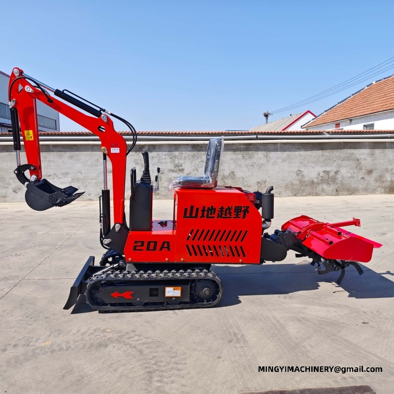 mini excavator for farming