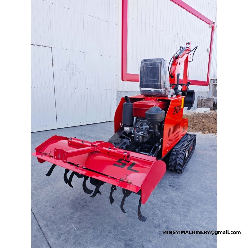mini excavator for farming