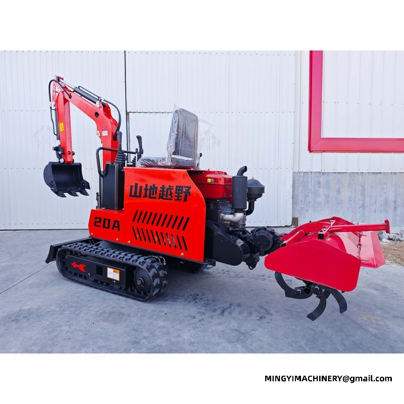 mini excavator for gardening