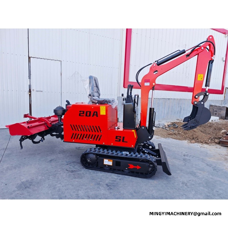 mini excavator for gardening