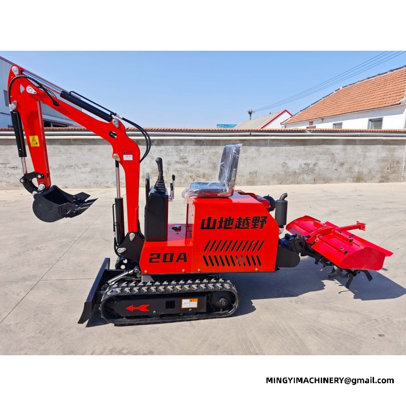 mini excavator for gardening