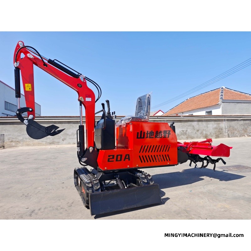 mini excavator for gardening