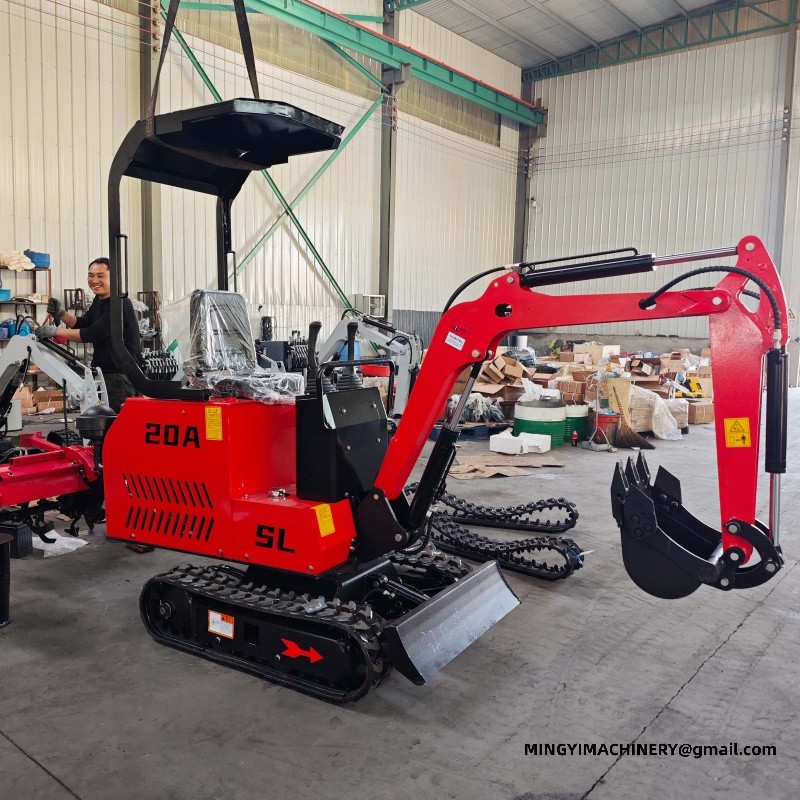 mini excavator for gardening