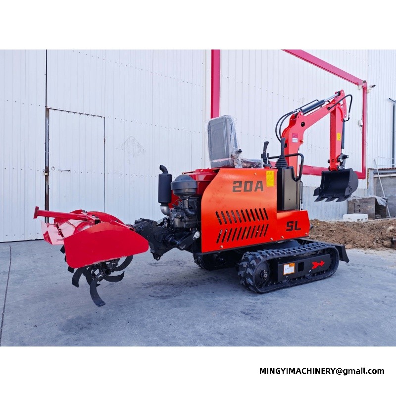 mini excavator for utility work