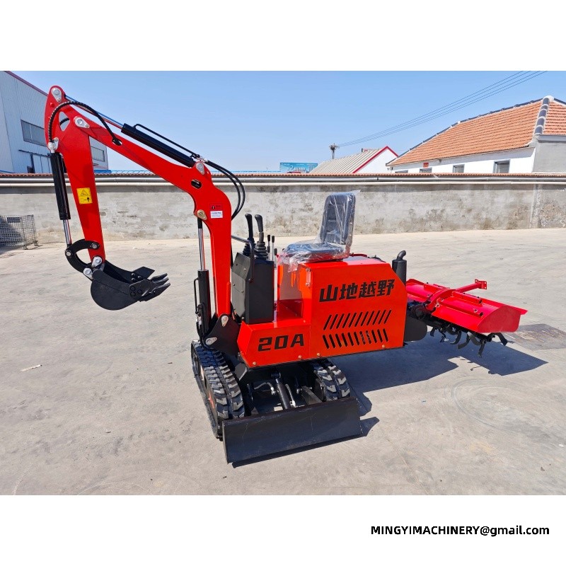 mini excavator for utility work