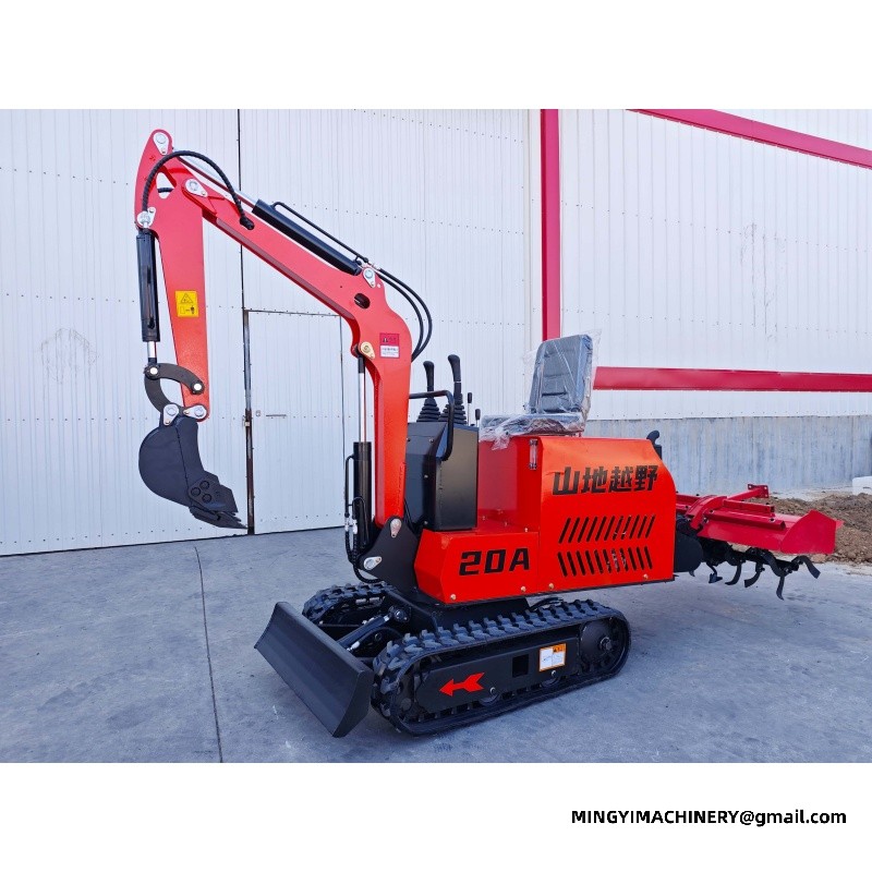mini excavator for utility work