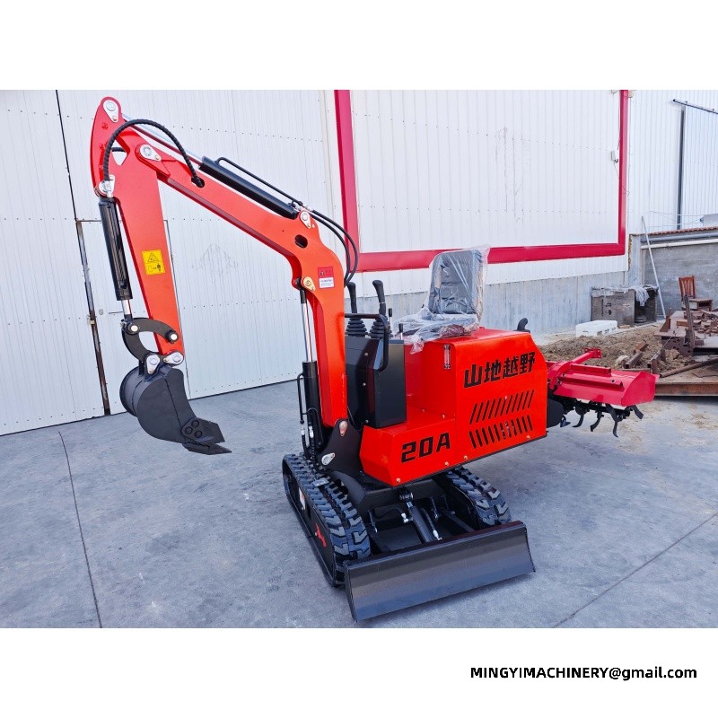 mini excavator for utility work