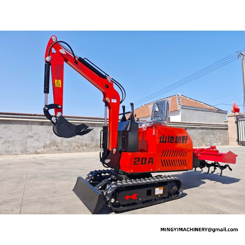 mini excavator for utility work