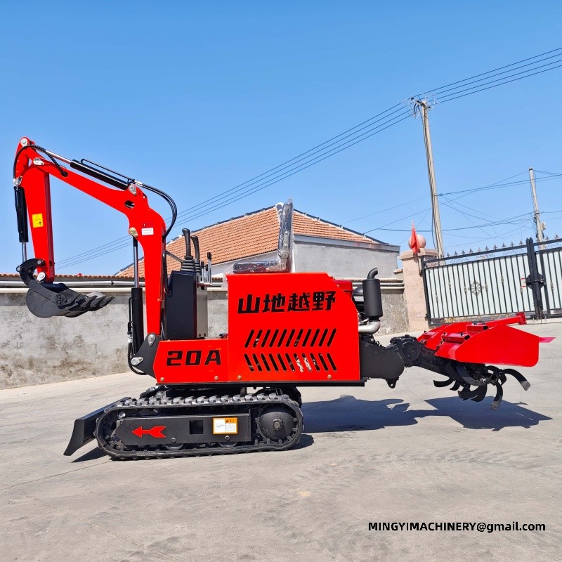 mini excavator for utility work