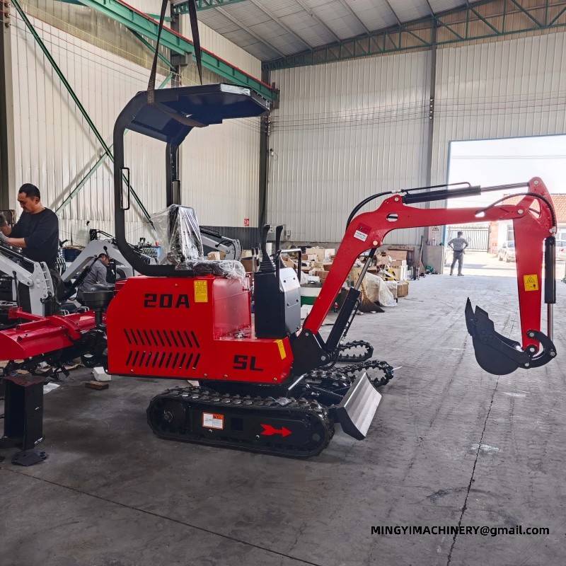 mini excavator for utility work