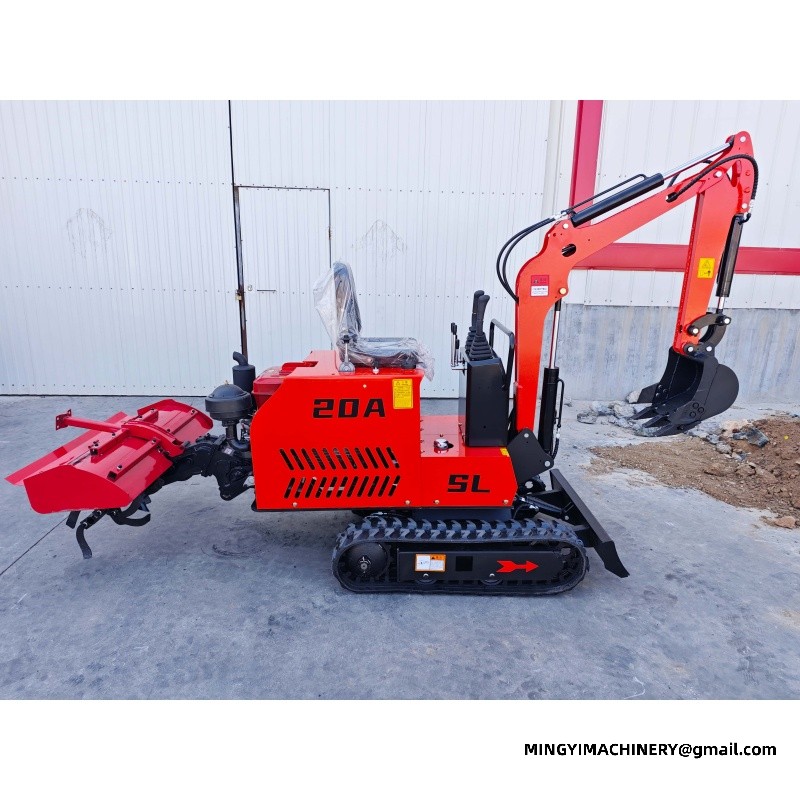 mini excavator for utility work