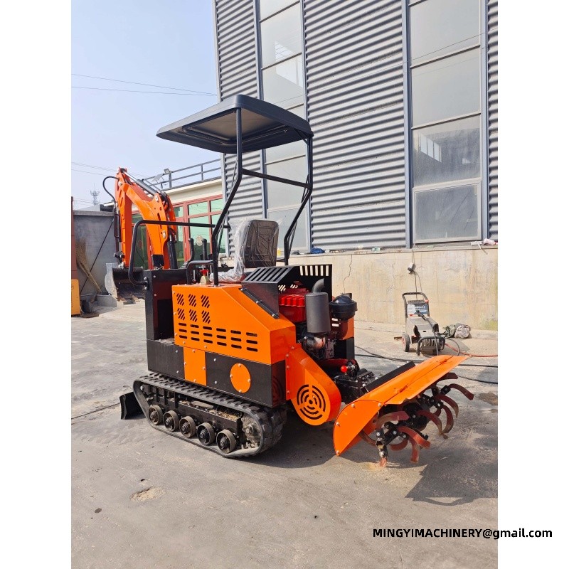 rubber track mini excavator