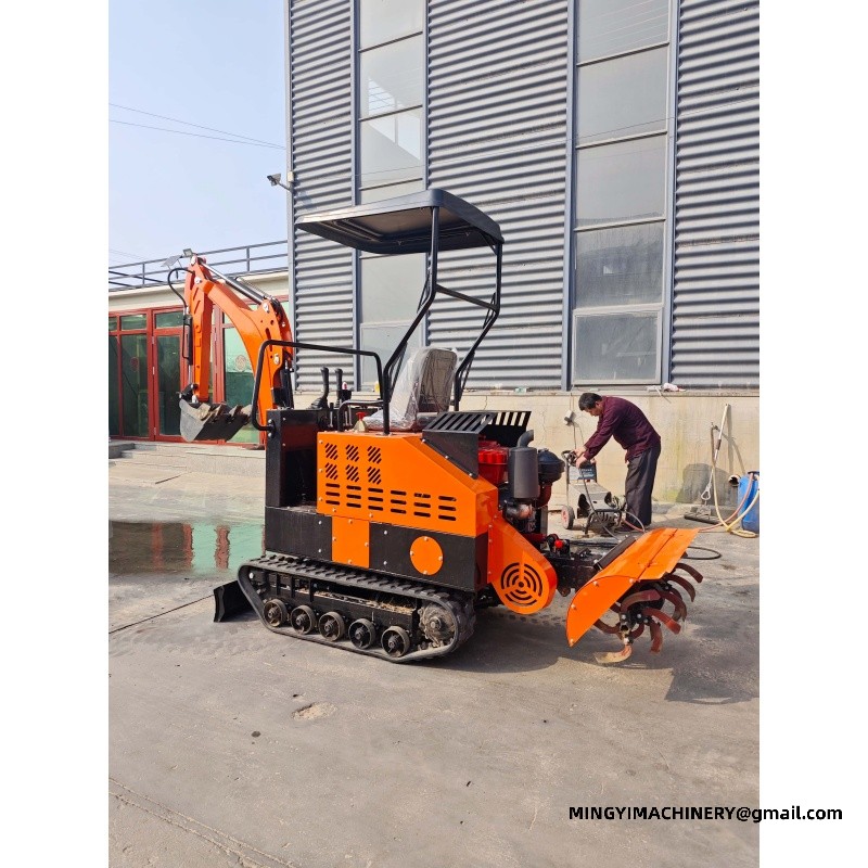 rubber track mini excavator