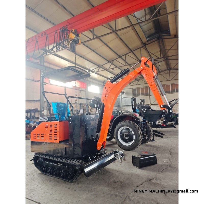 rubber track mini excavator