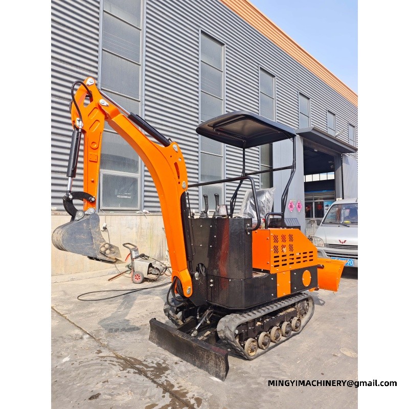 rubber track mini excavator
