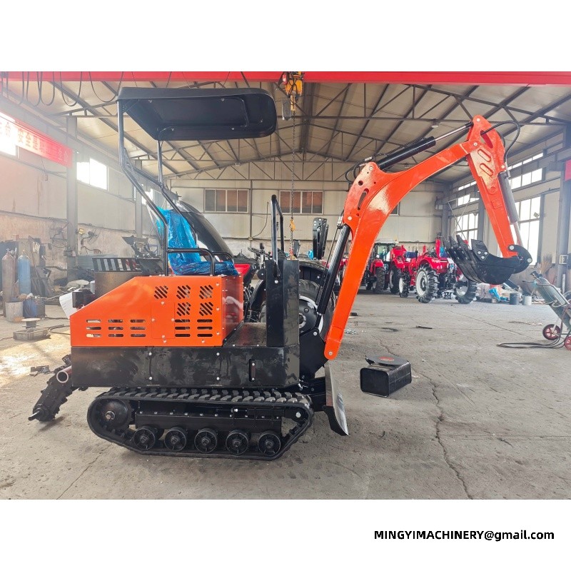 rubber track mini excavator