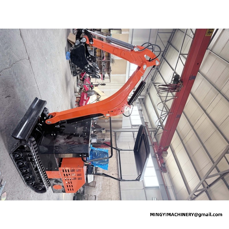 mini excavator with canopy