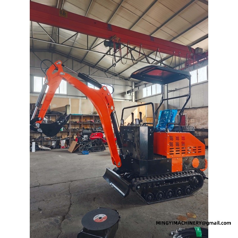 mini excavator with canopy