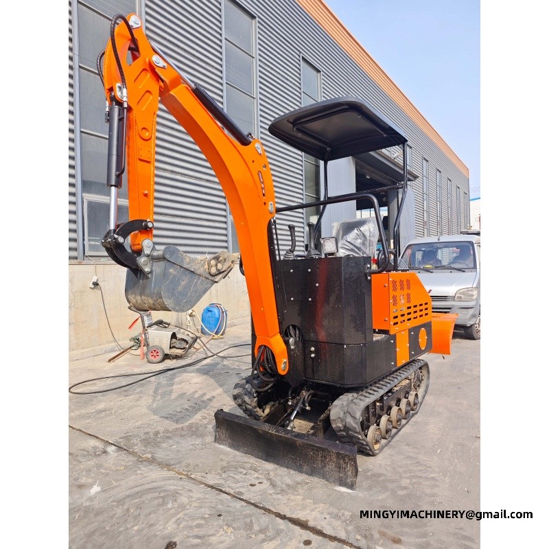 mini excavator with canopy