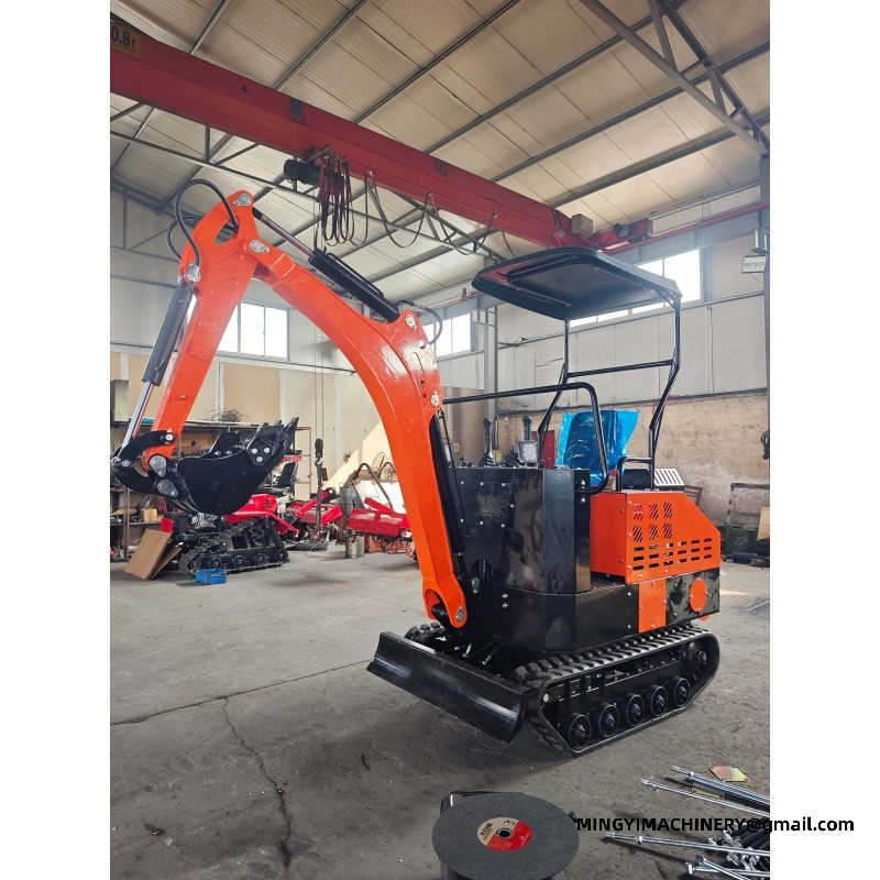 mini excavator with canopy