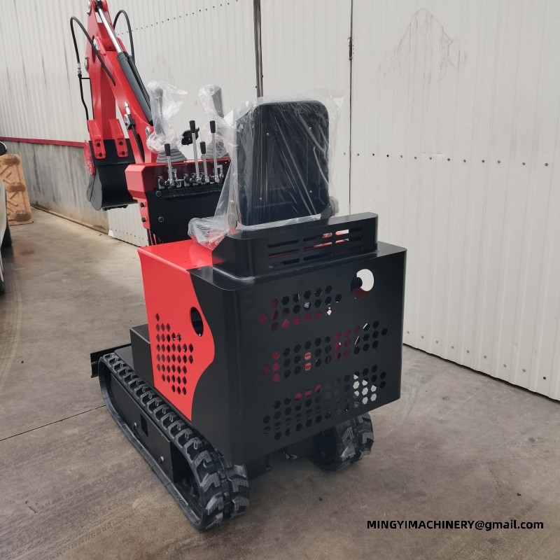 mini excavator with cabin