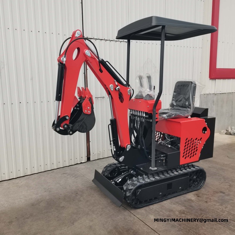 mini excavator with cabin