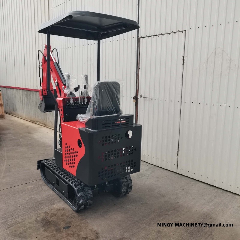 mini excavator with cabin