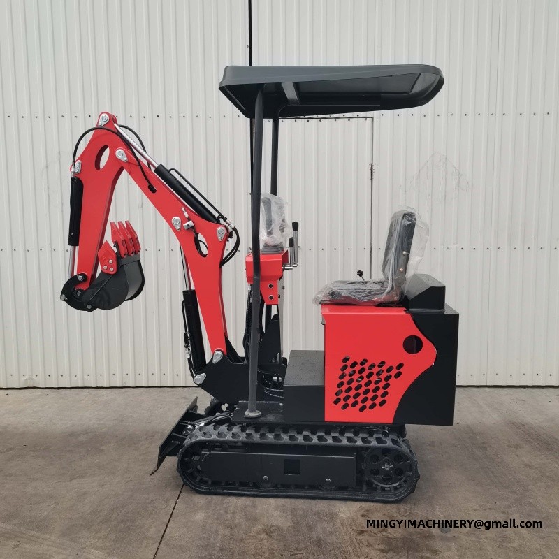 mini excavator with cabin