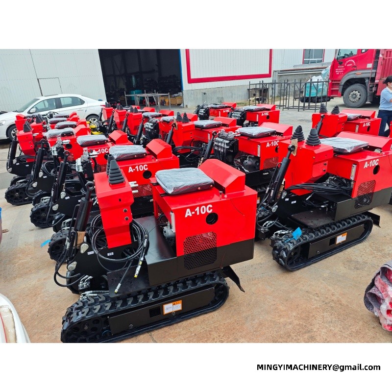 swing boom mini excavator