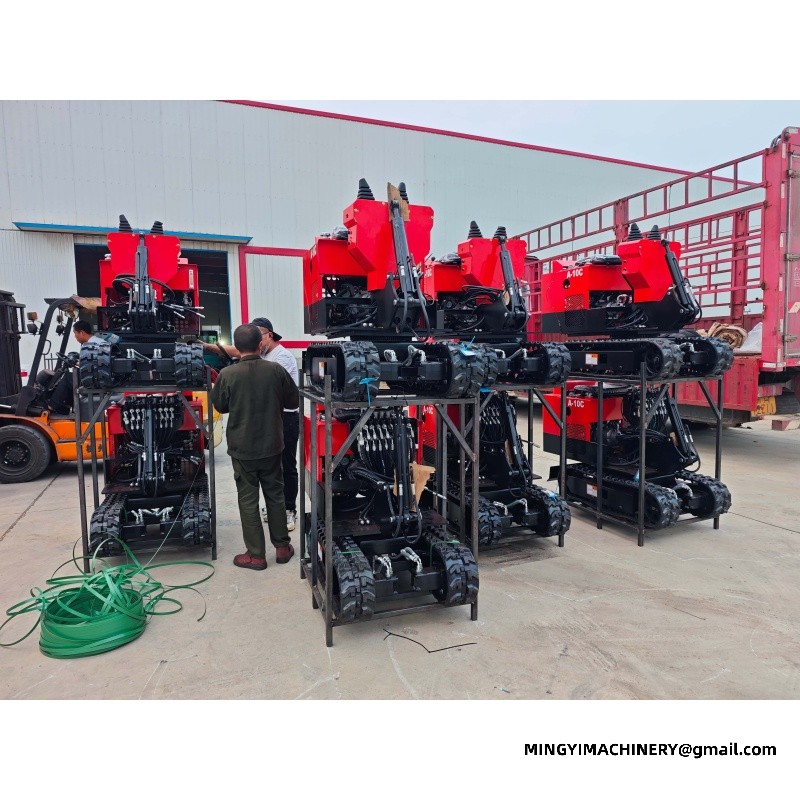 swing boom mini excavator