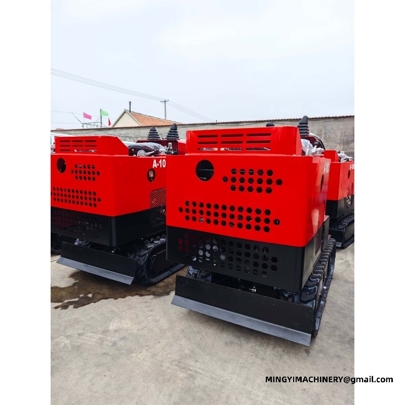 mini excavator with auger