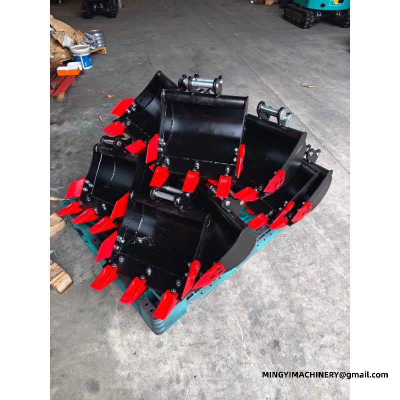 mini excavator with auger