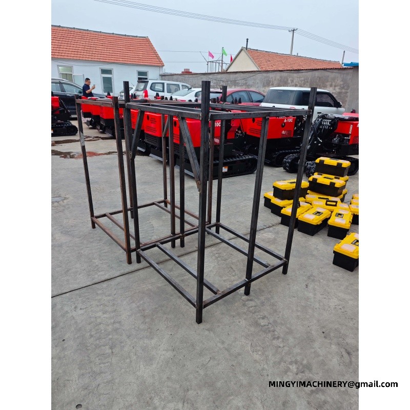 mini excavator with auger