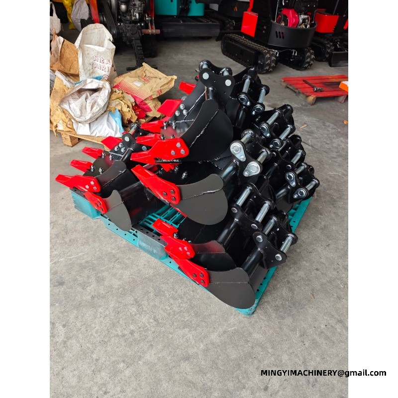 mini excavator with auger