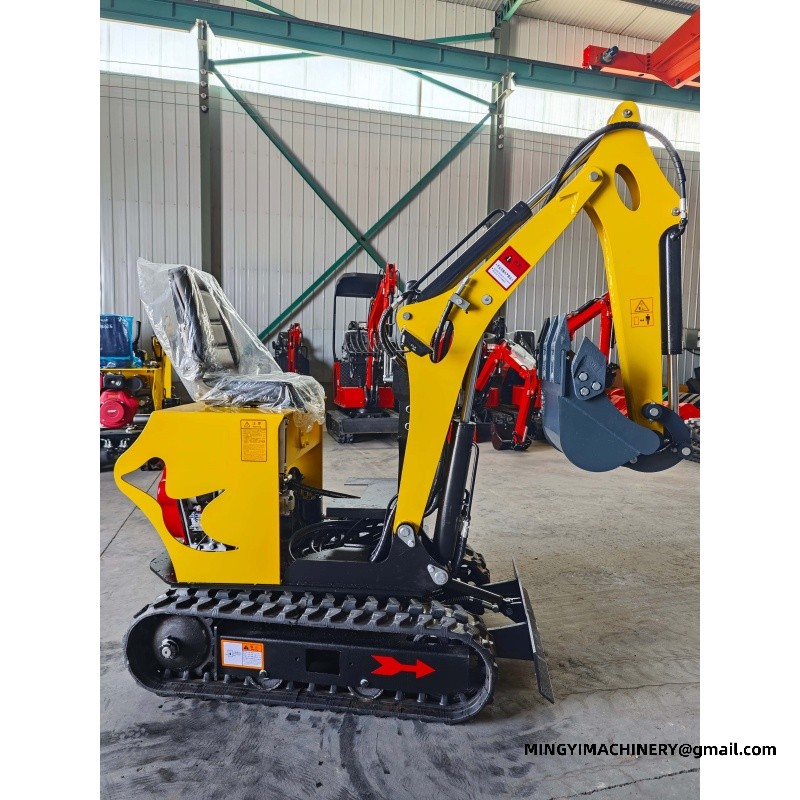mini excavator factory production