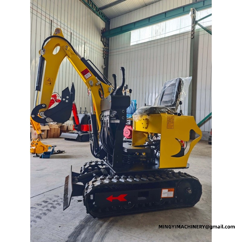 mini excavator factory production