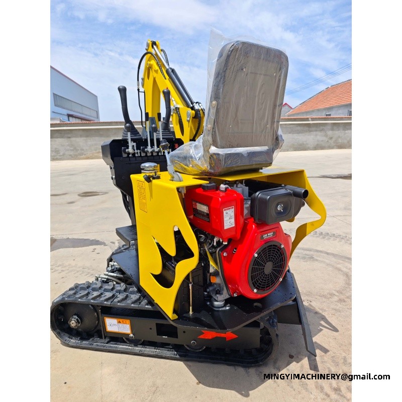 mini excavator factory production