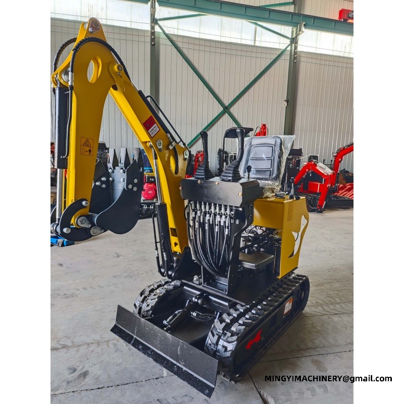 mini excavator factory production