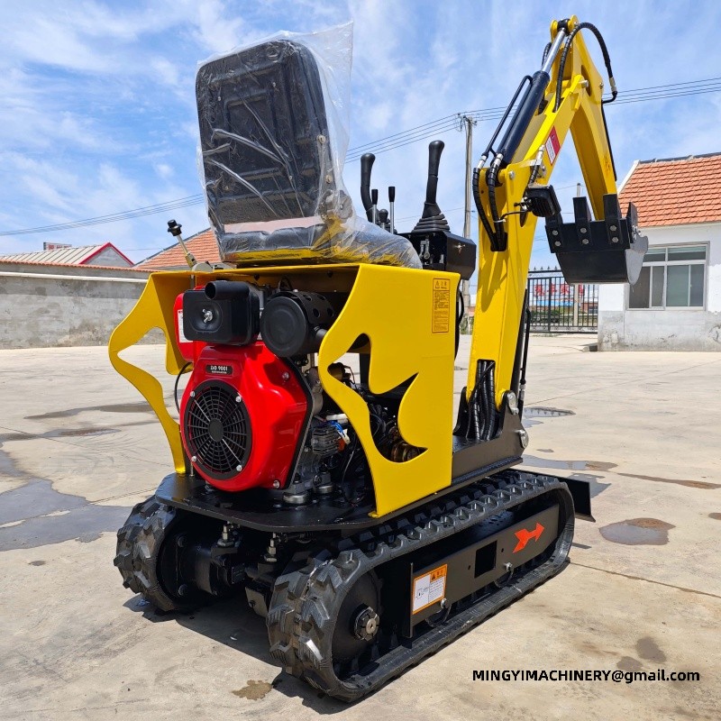 compact excavator working image