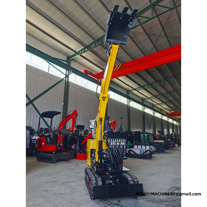 compact excavator working image